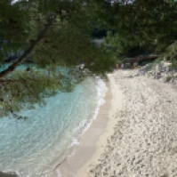White sand, turquoise water...... pinch me.